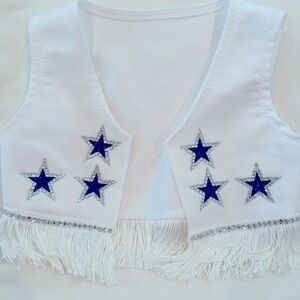 Dallas Cowboys Cheerleader Vest Size 4T